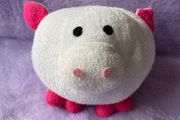 White &amp; Pink Pig Plush