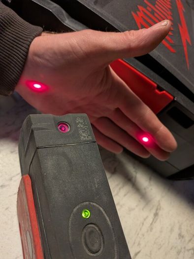 Hilti plumb point laser