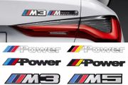 M Sport Performance 3D Metal Emblem Car Styling Decoration Badge Sticker For BMW M3 M4 M5 G42 G30 G20 E39 E36 E87 E53 F44 F07 F34 G15 G16 G23 G22 X3
