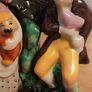 Vintage Staffordshire Style Reproduction Traveling Musicians Ceramic Statue Bears Image 8