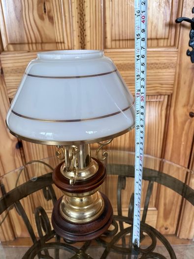 Ceramic lamp 65 euro. Brass with glass shade 95 euro . Chinese style 50 euro .