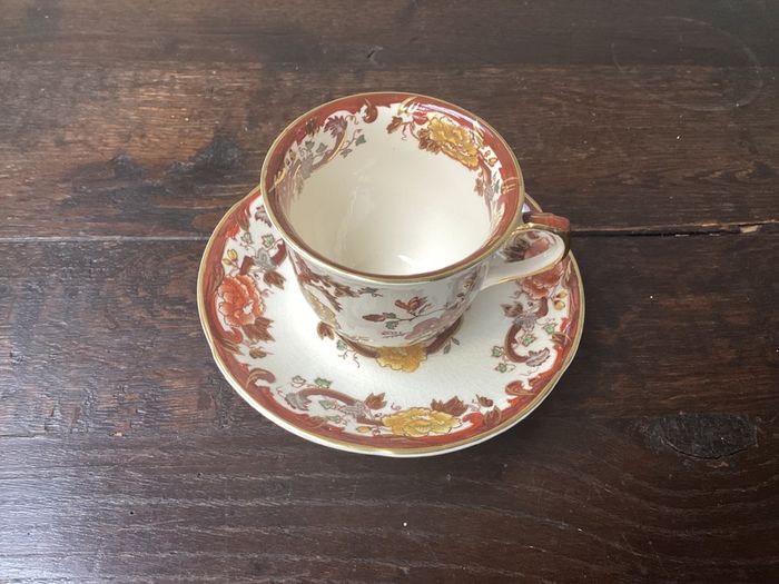 Masons Ironstone  Brown Velvet Cups and Saucers