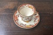 Masons Ironstone  Brown Velvet Cups and Saucers