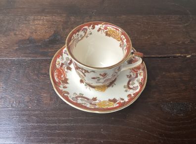 Masons Ironstone  Brown Velvet Cups and Saucers