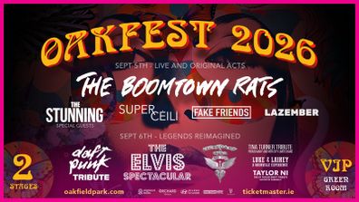 Oakfest x 2 Weekend Tickets
