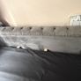 Grey king-size suede Image 4