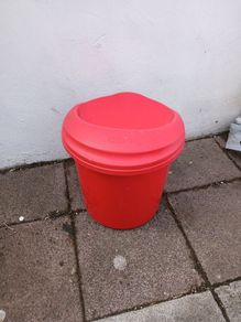 Addis Red Waste Bin / Storage Bin