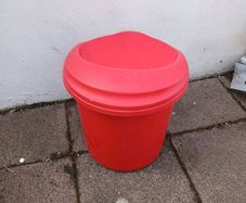 Addis Red Waste Bin / Storage Bin