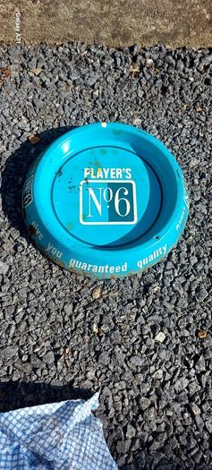 Players No 6 ,rare metal ashtray ,some wear and surface rust, sold as seen ,see pictures for condition, free shipping within Ireland thank you