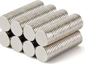 50 Pcs Neodymium Strong Magnets Cylinder Neodymium Magnet 8mm dia x 1mm thick for Arts, Crafts, Hobbies, Home and Office