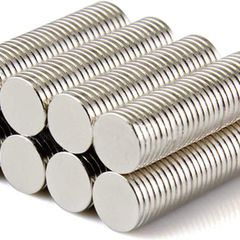 50 Pcs Neodymium Strong Magnets Cylinder Neodymium Magnet 8mm dia x 1mm thick for Arts, Crafts, Hobbies, Home and Office