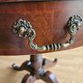 Regency-Style Mahogany Drum Table Image 10