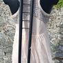 Bay - Powder Pink Pleated Chiffon Mini Dress with Embellished Sequins Image 8