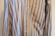 XL Blue Striped Shirt