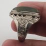 Ancient Handmade Brass With Antique Jade Ring Image 6