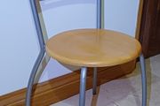 Wood &amp; Steel Canteen Chairs