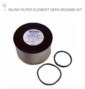 nilfisk hepa filter kit