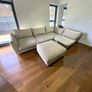Grey corner sofa set L shaped Image 2