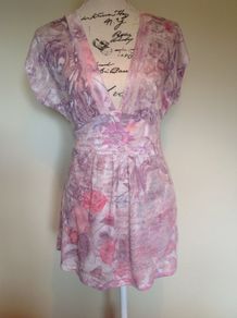 Size 10 Pink Coloured Top