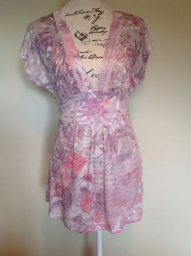Size 10 Pink Coloured Top