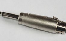 Adapter, female XLR to 1/4