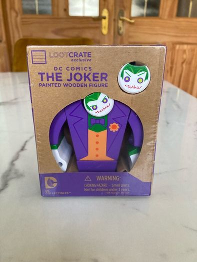 DC Comics The Joker Painted wooden figure
