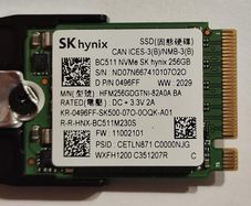 Sk Hynix Nvme M2 256 Ssd