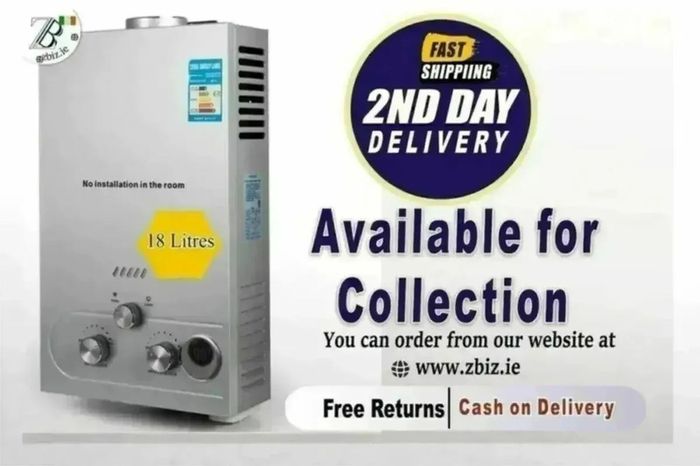 18L Propane Gas Instant Water Heater:Available for collection