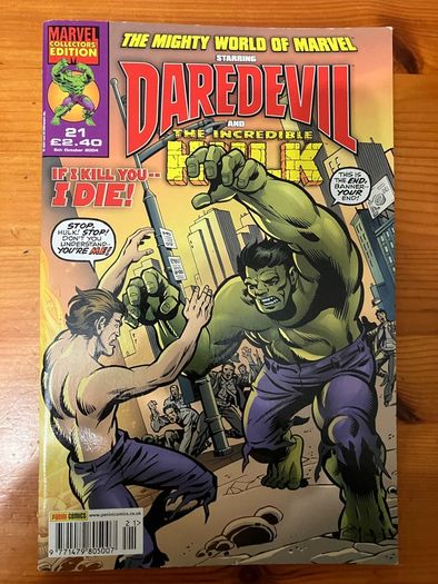 Comic: 'Daredevil And The Incredible Hulk' no.21 /2004
