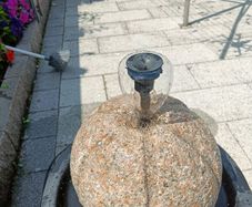 garden fountain