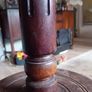 antique french mid century mahogany plant stand Image 5