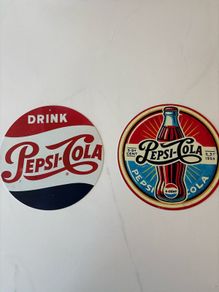 Pepsi Metal Signs x 2