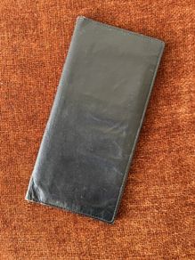 Large Black Real Leather Wallet
