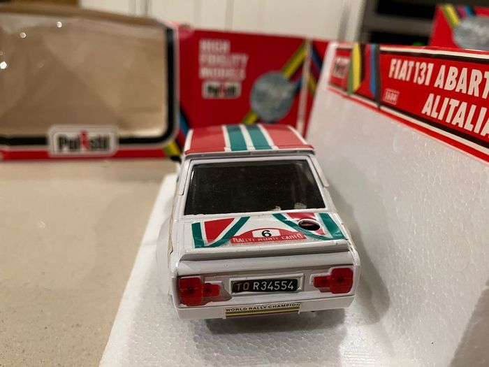 Fiat Rally Alitalia 1/25 Rare Polistil
