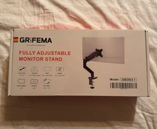 Single Monitor Arm Height Adjustable VESA 75 100