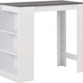 Bar Dining Table with 3 Shelves Image 6