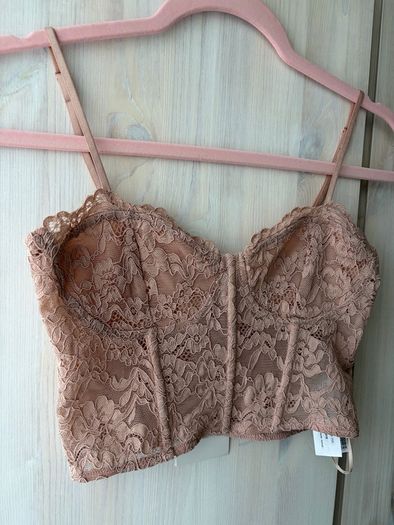 Zara lace corset top