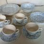 Churchill Light Blue and White Dinner Set Image 6