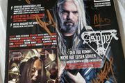 Legacy German Metal Magazine (2016 No. 104)-(front cover autographed By Asphyx)