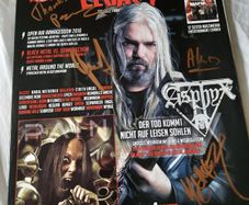 Legacy German Metal Magazine (2016 No. 104)-(front cover autographed By Asphyx)