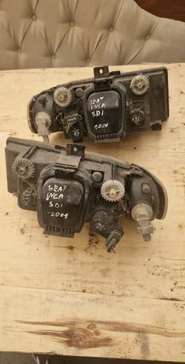 2001 right and left headlights with the turn signals SEAT INCA
