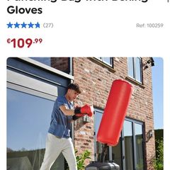 free standing punch bag
