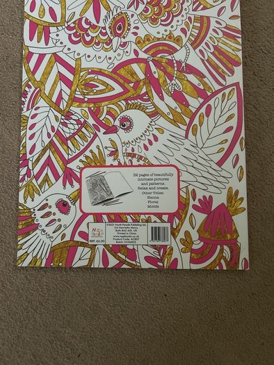 Wildlife adult colouring book