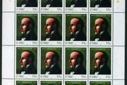 2007 Ireland Birth Centenary of James Fintan Lalor (Nationalist &amp; Journalist) Commemorative Stamp Sheetlet Plate 1B1B1B1B Mint Never Hinged (MNH)