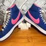 Nike Blazer Ladies/Girls UK3 EUR35.5 Casual Hi Top Trainers Blue/Pink   S-B Image 6