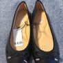Yours Wide Fit Black Ballerina Pumps size 8EEE Image 2