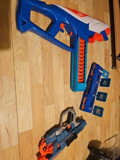 NERF Guns, target and bullets