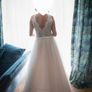 Beautiful champagne wedding dress 850 Image 6