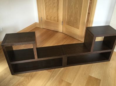 Next Tv Unit/Bookshelf, Two side tables and two storage cubes