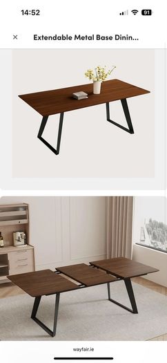 Extendable dinning Table